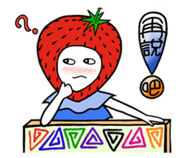 Strawberry Girl sticker #2647688