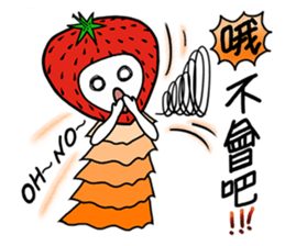 Strawberry Girl sticker #2647690