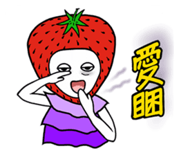 Strawberry Girl sticker #2647695