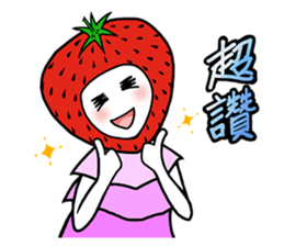 Strawberry Girl sticker #2647696