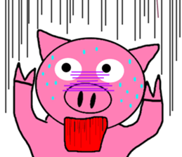 Ugly Face Pig sticker #2648958
