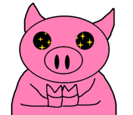 Ugly Face Pig sticker #2648987