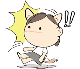 Nu Meaw's life sticker #2649967