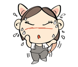 Nu Meaw's life sticker #2649969