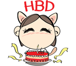 Nu Meaw's life sticker #2649970