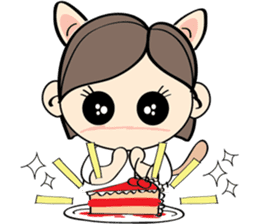 Nu Meaw's life sticker #2649980