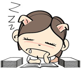 Nu Meaw's life sticker #2649983