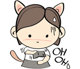 Nu Meaw's life sticker #2649987