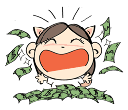 Nu Meaw's life sticker #2649991