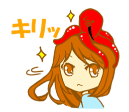 The girl with octopus sticker #2650086