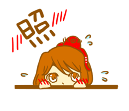 The girl with octopus sticker #2650097