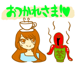 The girl with octopus sticker #2650098