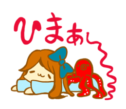 The girl with octopus sticker #2650112