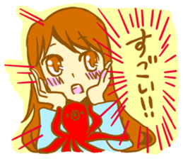 The girl with octopus sticker #2650114