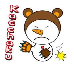 Dialect of Hokkaido (Roman alphabet) sticker #2650427