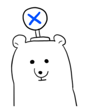 A white bear and penguin! sticker #2650958