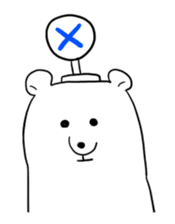 A white bear and penguin! sticker #2650958