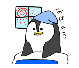 A white bear and penguin! sticker #2650969