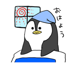 A white bear and penguin! sticker #2650969