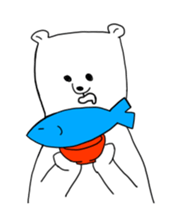 A white bear and penguin! sticker #2650979