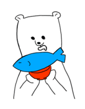 A white bear and penguin! sticker #2650979