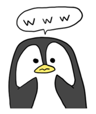 A white bear and penguin! sticker #2650982