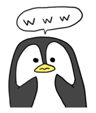 A white bear and penguin! sticker #2650982