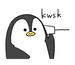 A white bear and penguin! sticker #2650985