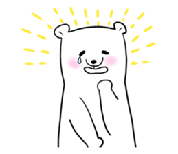 A white bear and penguin! sticker #2650988