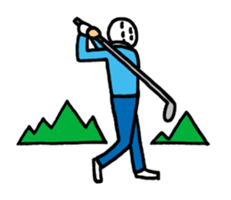 I love golf. sticker #2651115