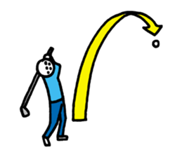 I love golf. sticker #2651138