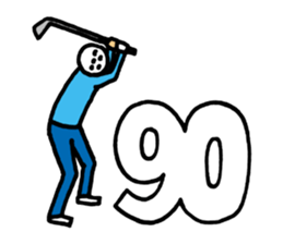 I love golf. sticker #2651145