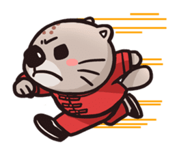 Kung-Fu Sea otter sticker #2651164