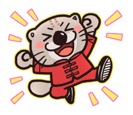 Kung-Fu Sea otter sticker #2651166