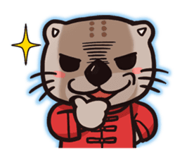Kung-Fu Sea otter sticker #2651172