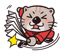 Kung-Fu Sea otter sticker #2651176