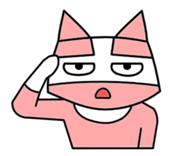 Nyah is a red cat. sticker #2651477