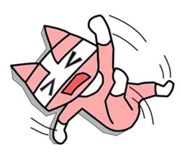 Nyah is a red cat. sticker #2651479