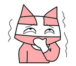 Nyah is a red cat. sticker #2651487