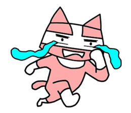 Nyah is a red cat. sticker #2651490