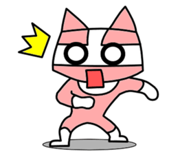 Nyah is a red cat. sticker #2651501