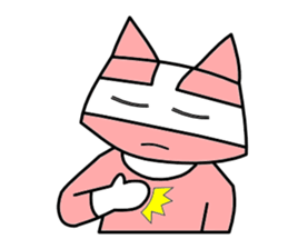 Nyah is a red cat. sticker #2651503