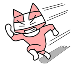 Nyah is a red cat. sticker #2651505