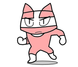 Nyah is a red cat. sticker #2651509