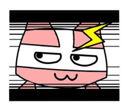 Nyah is a red cat. sticker #2651511