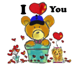 Rossy the Bears & Yorkie Coco I (Eng) sticker #2651604