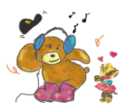 Rossy the Bears & Yorkie Coco I (Eng) sticker #2651628