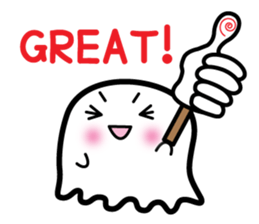 This is a pretty ghost called YOCCHI 5 sticker #2651875