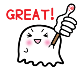 This is a pretty ghost called YOCCHI 5 sticker #2651875