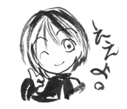 cuteblack04 sticker #2652398